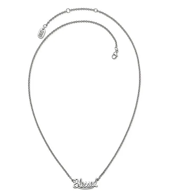 James avery blessed necklace cheap