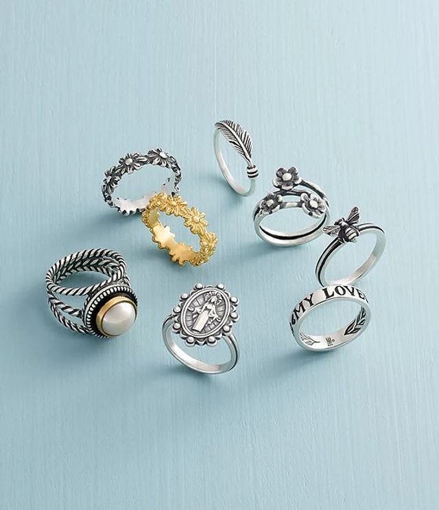 James Avery Budding Vine Sterling Silver Ring Hamilton Place
