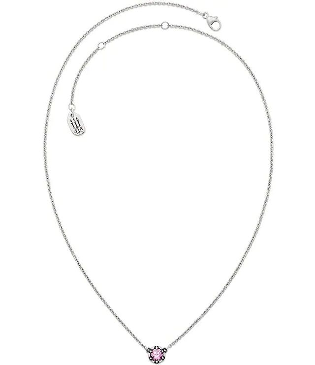 James Avery Cherished Birthstone Necklace with Lab Created