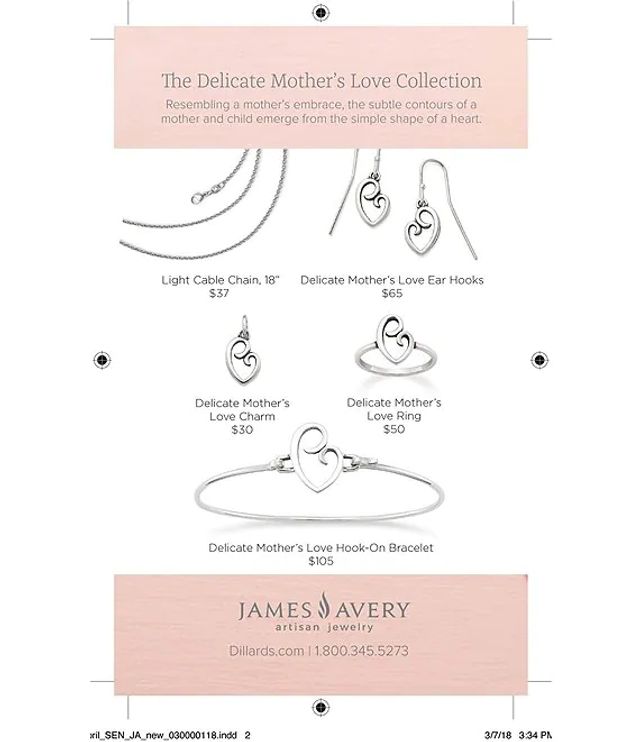 James avery delicate mother's love deals ring