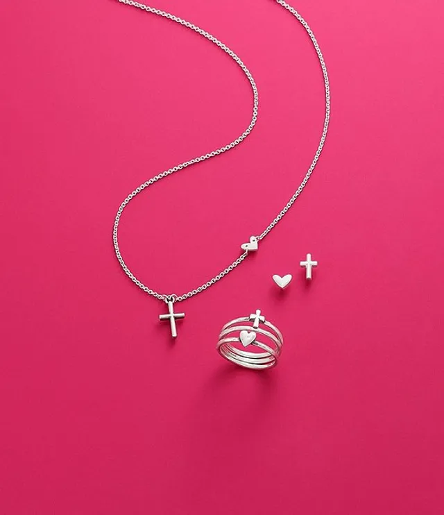James avery rose necklace store