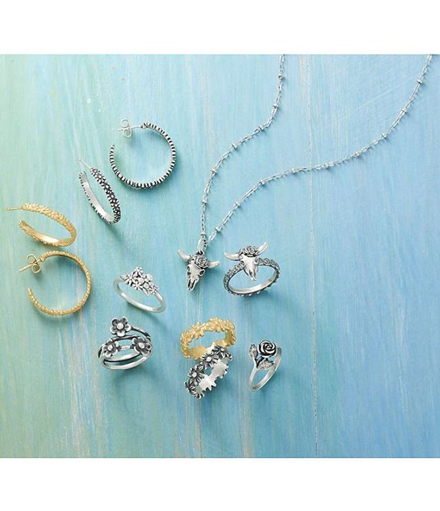 James avery clearance forged beaded chain