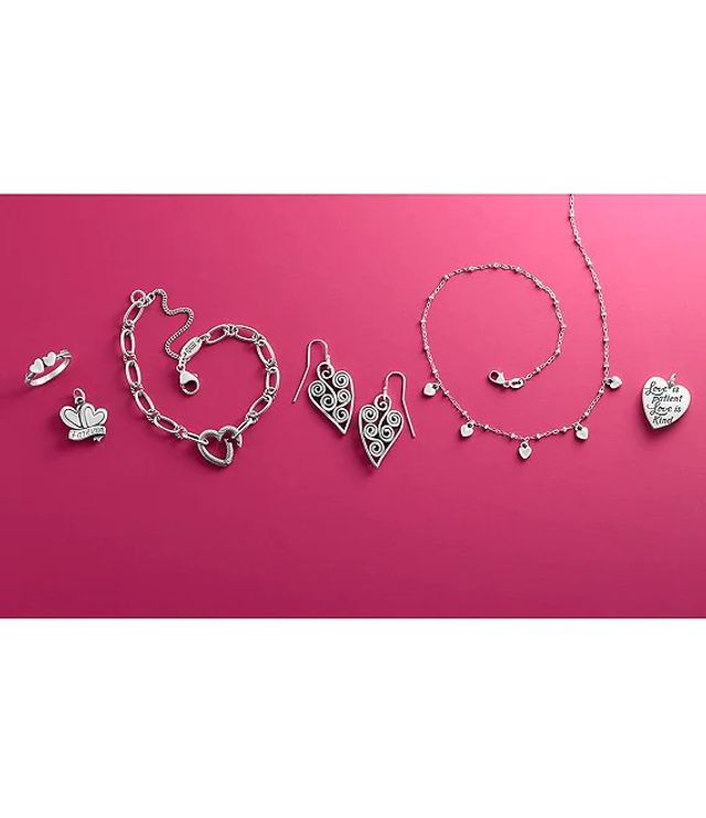 James avery heart drops necklace deals