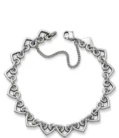 James avery double link charm bracelet deals