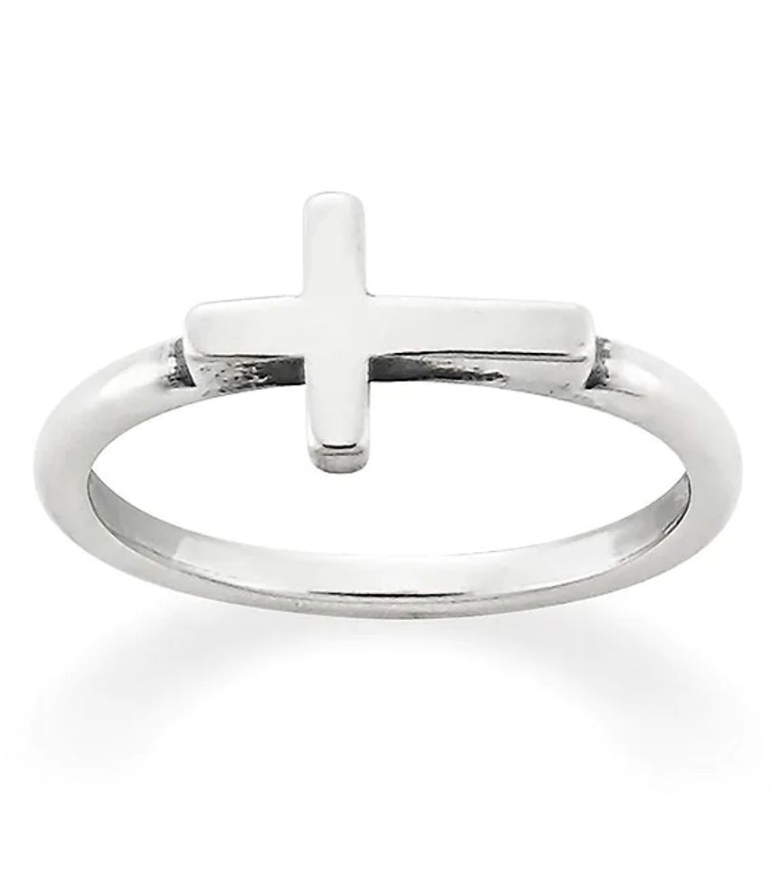 James avery sideways best sale cross necklace