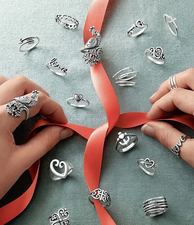 James avery ribbon sales cross ring