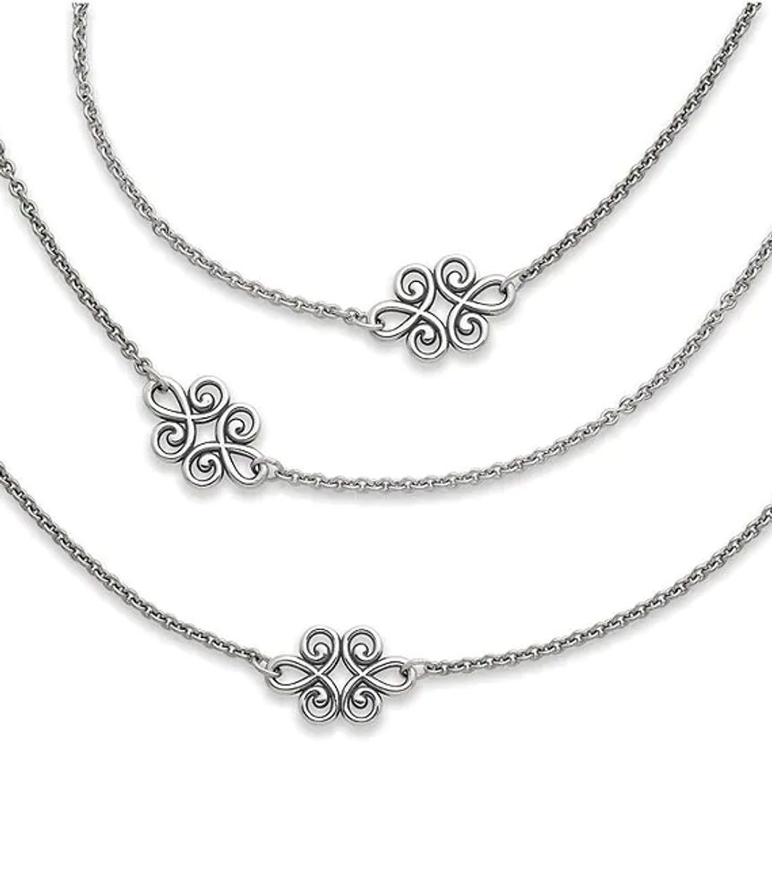 james avery linked swirls necklace