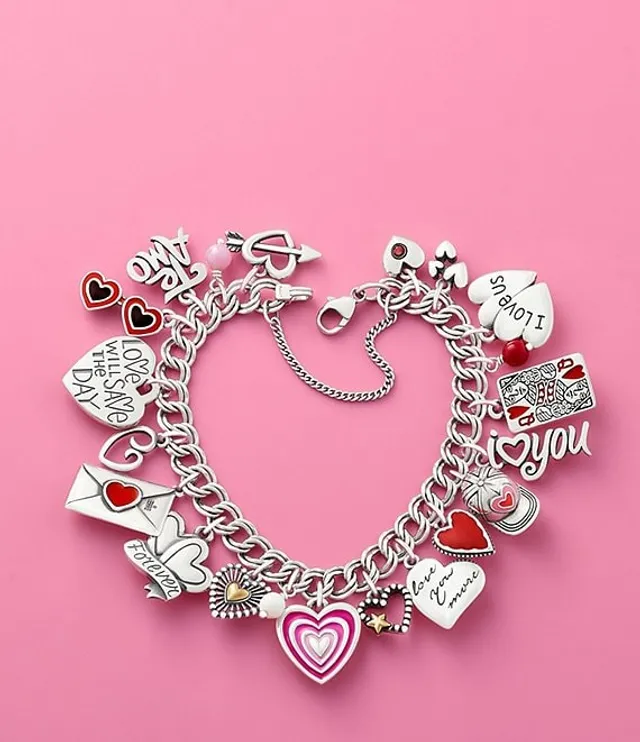 James Avery Medium Double Curb Chain Charm Bracelet CoolSprings