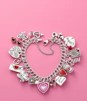 James avery double deals curb charm bracelet