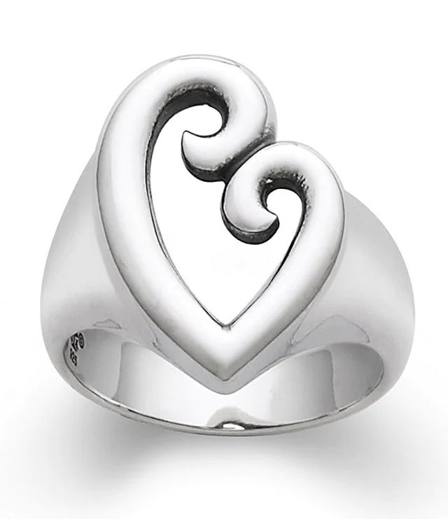 James avery swirl heart ring discount