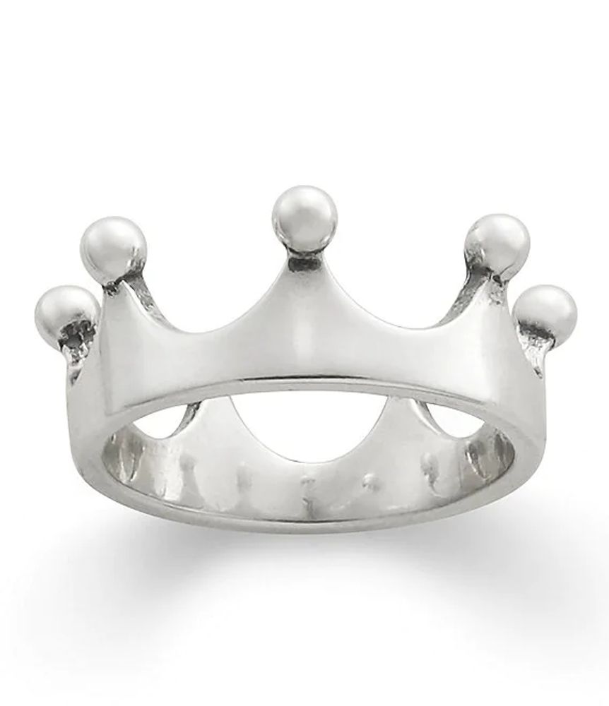 Sterling silver 2025 crown rings