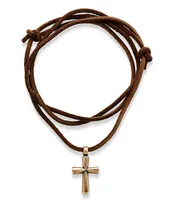 James avery clearance leather necklace
