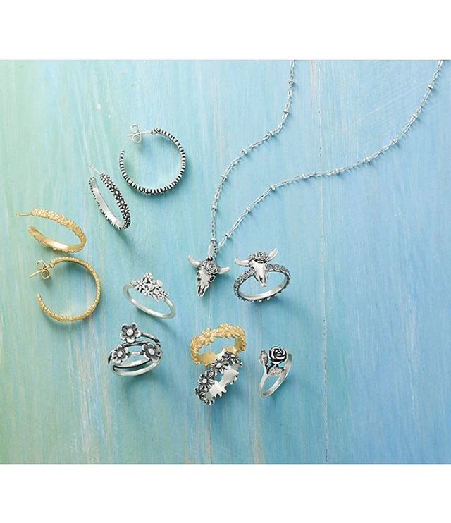 James avery small rose ring sale