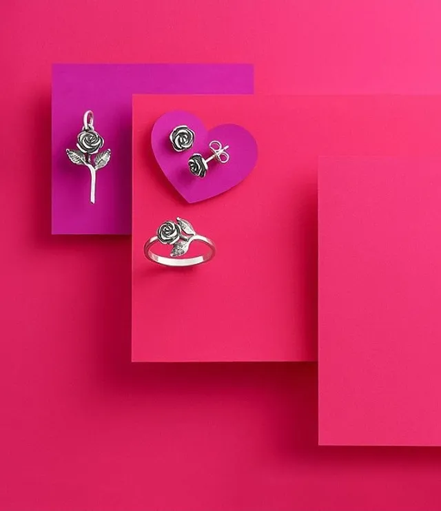 James avery small cheap rose ring