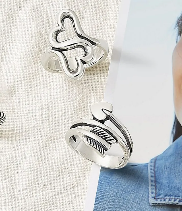 James avery heart with arrow sale ring
