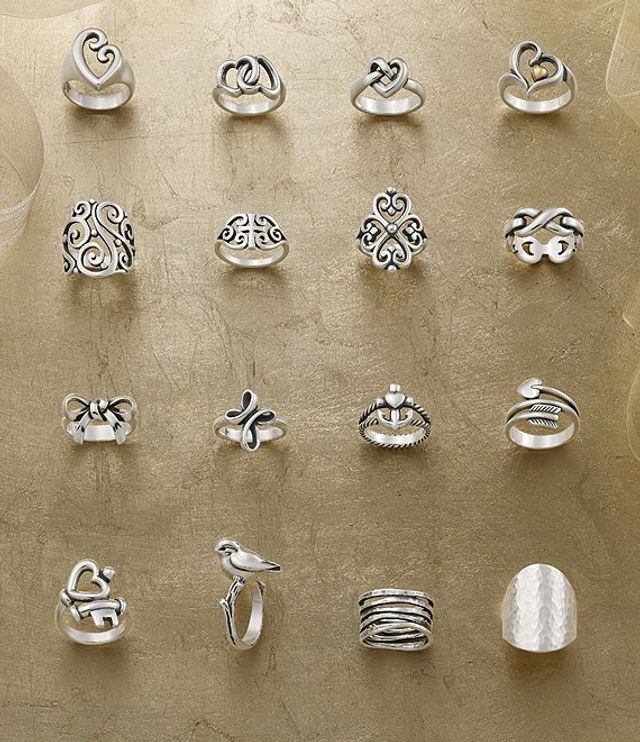 James Avery Sterling Silver Open Sorrento Ring Pueblo Mall