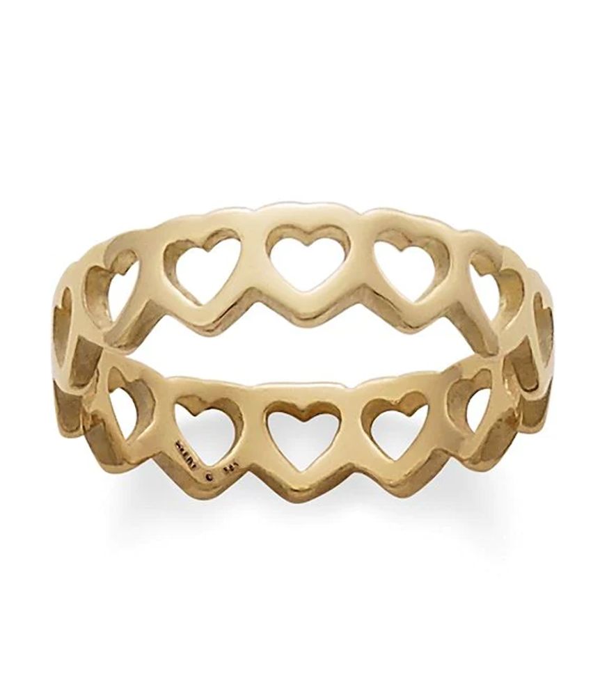 James avery clearance heart band ring