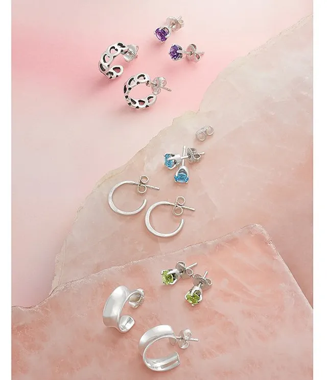 James avery silver store hoops