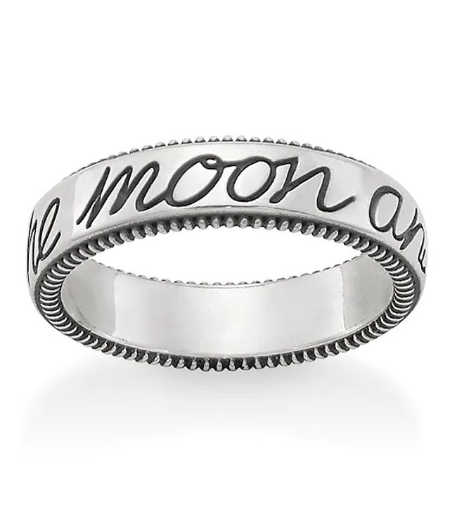 James avery i love you clearance to the moon and back ring