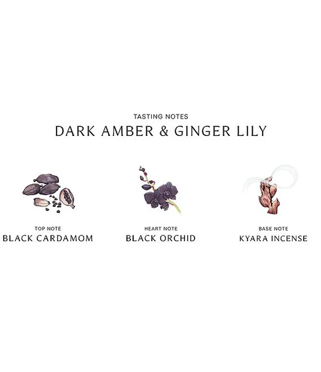 Jo Malone London Dark Amber Ginger Lily Home Candle 7 oz