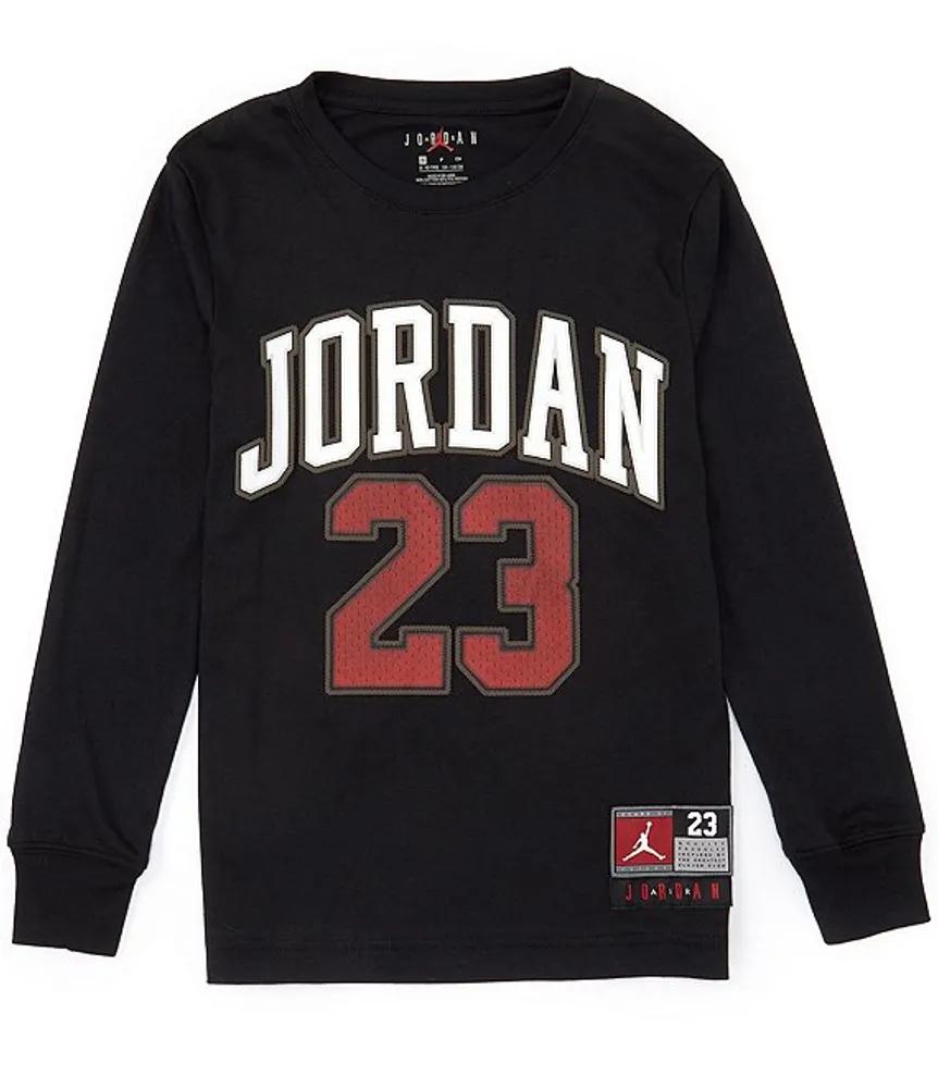 Jordan Big Boys 8 20 Long Sleeve Practice Flight T Shirt