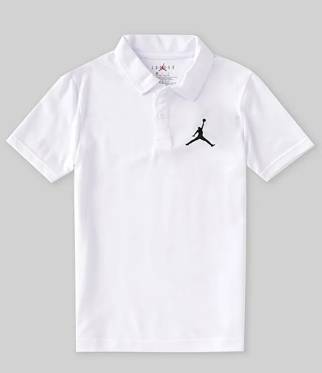 Jordan Big Boys 8 20 Short Sleeve Jumpman Air Pique Polo Shirt
