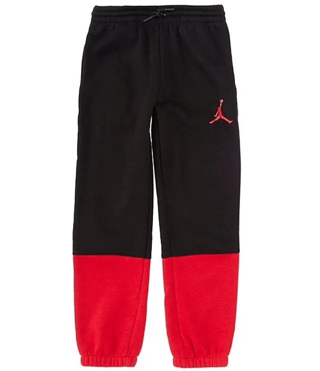 Red and hotsell black jordan joggers