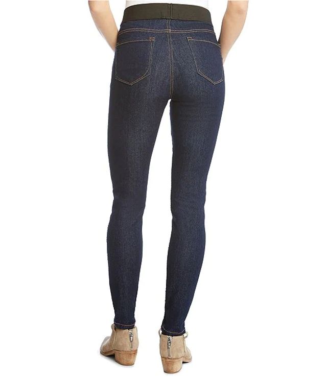 Karen Kane Dark Rinse Slim Leg Stretch Denim Jeggings Hamilton Place