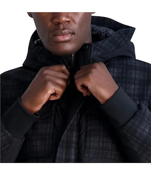 Plaid hotsell hooded coat