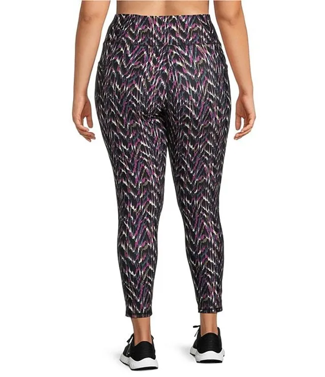 Kinesis High Rise Moisture Wicking Ankle Leopard Leggings Pueblo
