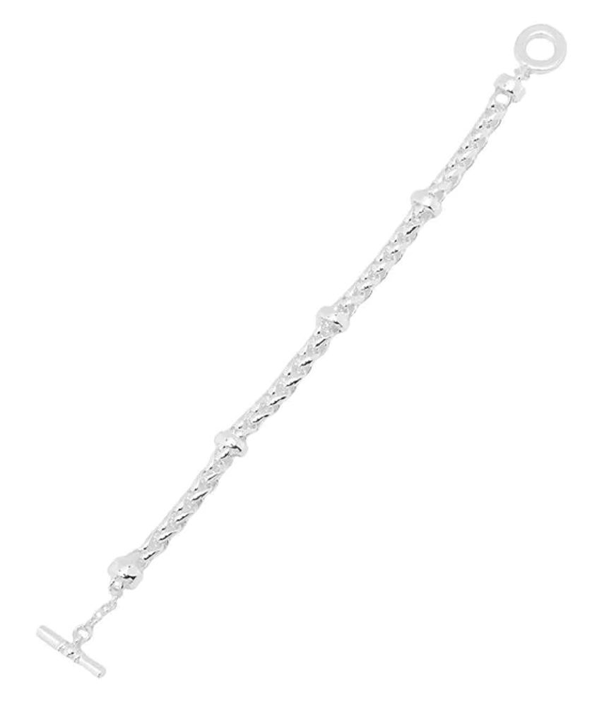 Lauren Ralph Lauren Braided Chain Toggle Bracelet | Green Tree Mall