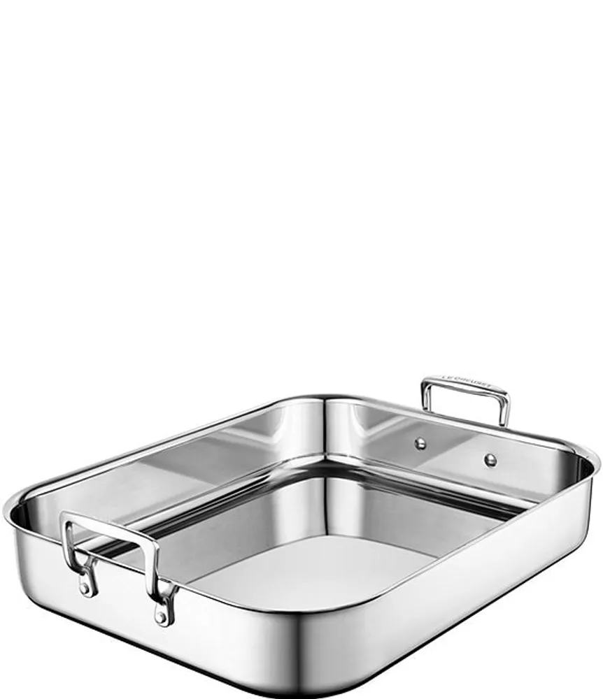 Large stainless discount steel roasting pan