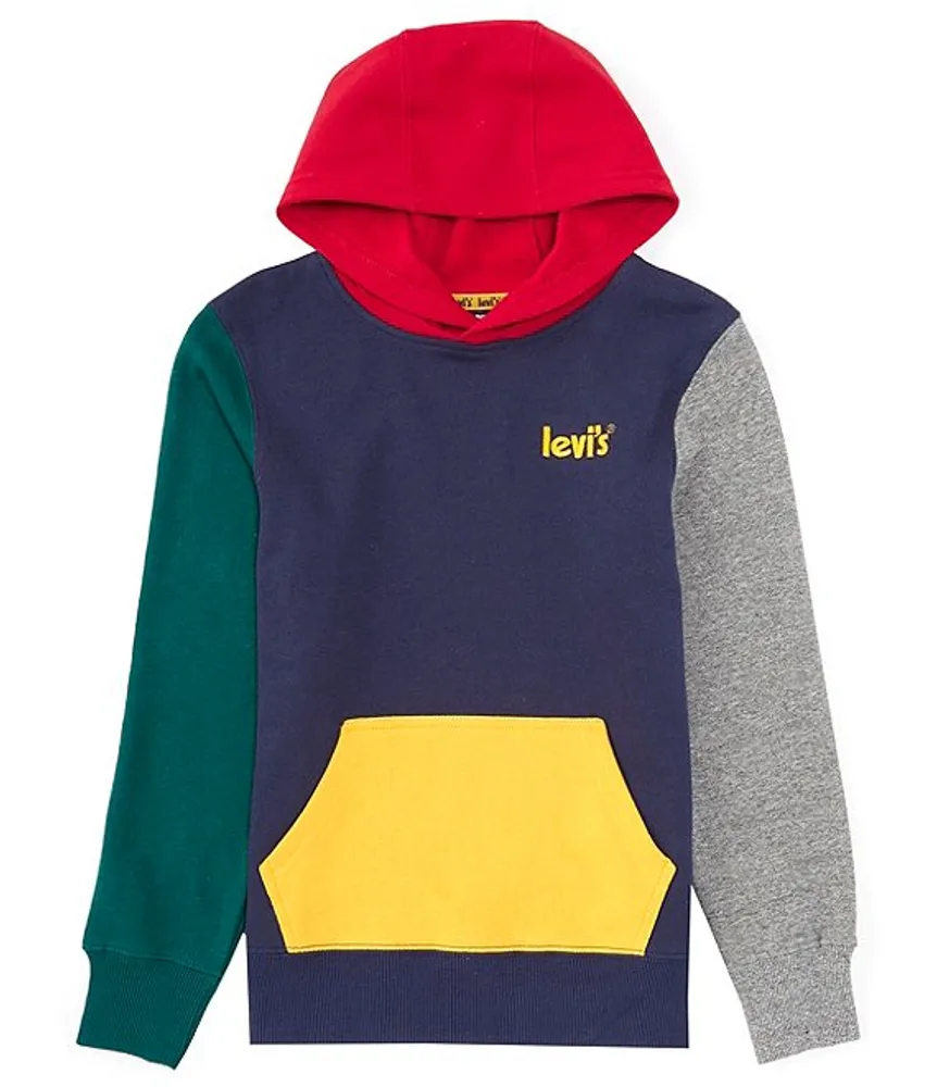 Levis colour outlet block hoodie