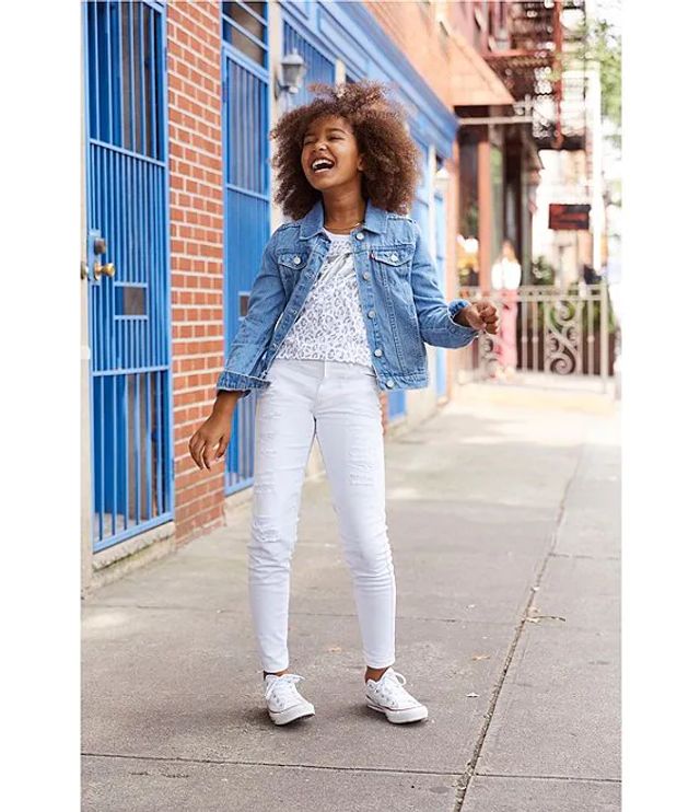 Girls levis sales denim jacket
