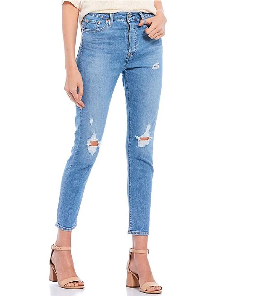 Levi's® Wedgie Destructed High Rise Skinny Jeans | Brazos Mall