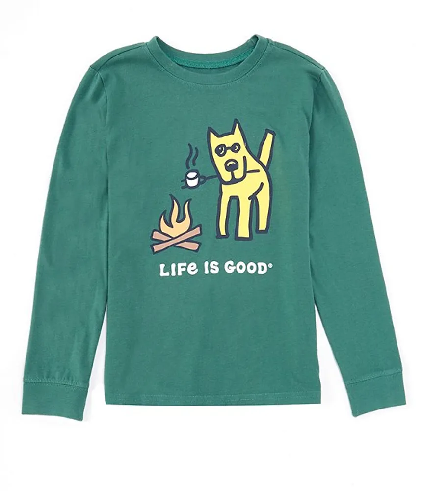 Life Is Good Little/Big Boys 5-16 Long Sleeve Rocket Camp Dog T-Shirt |  Pueblo Mall