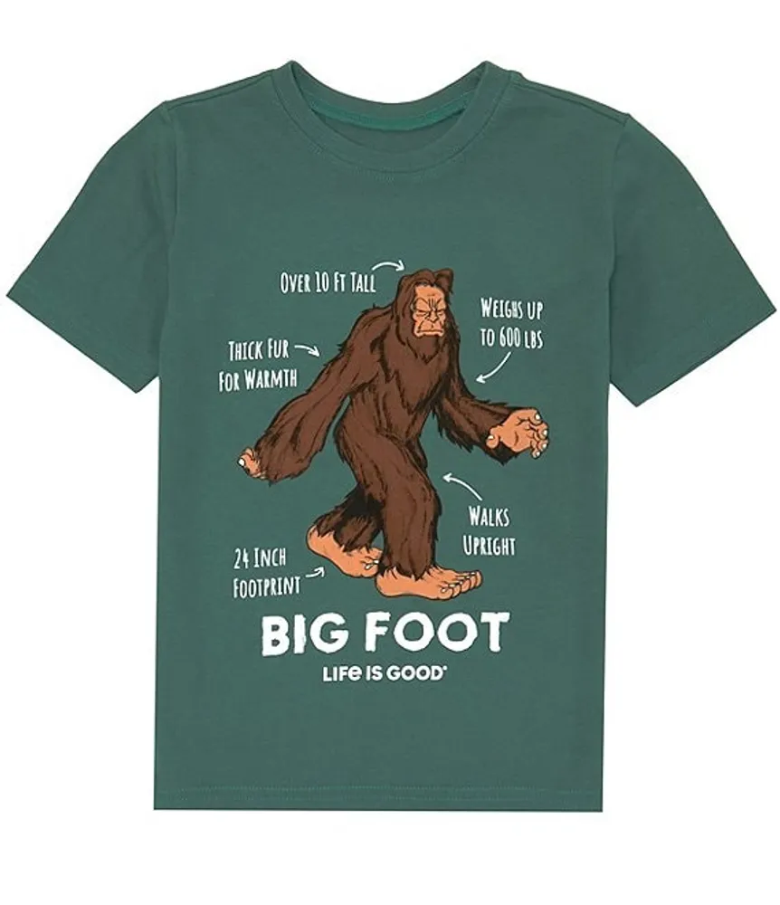 Short tee cheap shirt foot