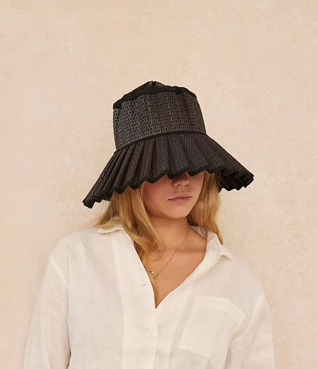 Lorna Murray Positano Capri Maxi Pleated Sun Hat | Pueblo Mall