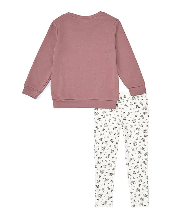 Lucky Brand Little Girls 2T 6X Long Sleeve Graphic Logo Tunic