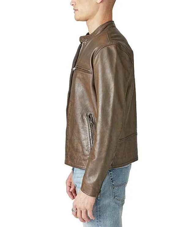 Bonneville leather jacket best sale lucky brand