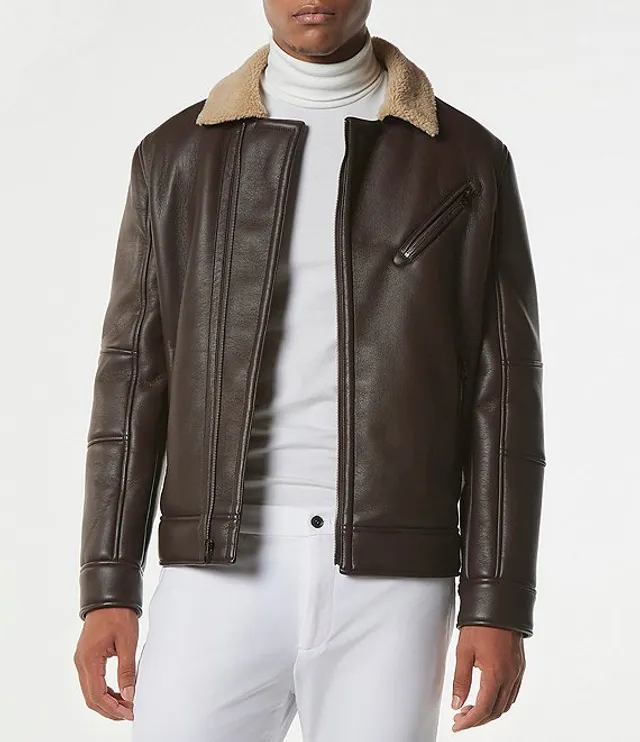 Dillards mens leather jackets sales