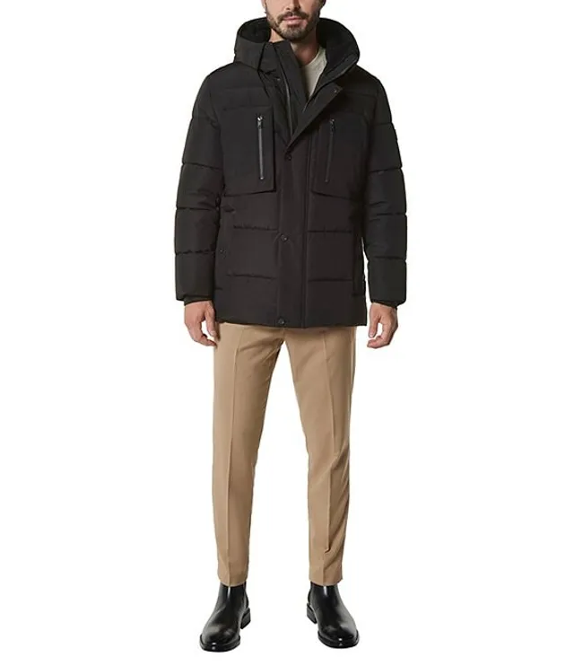 Marc New York Men s Donohue Faux Shearling Parka Coat Pueblo Mall