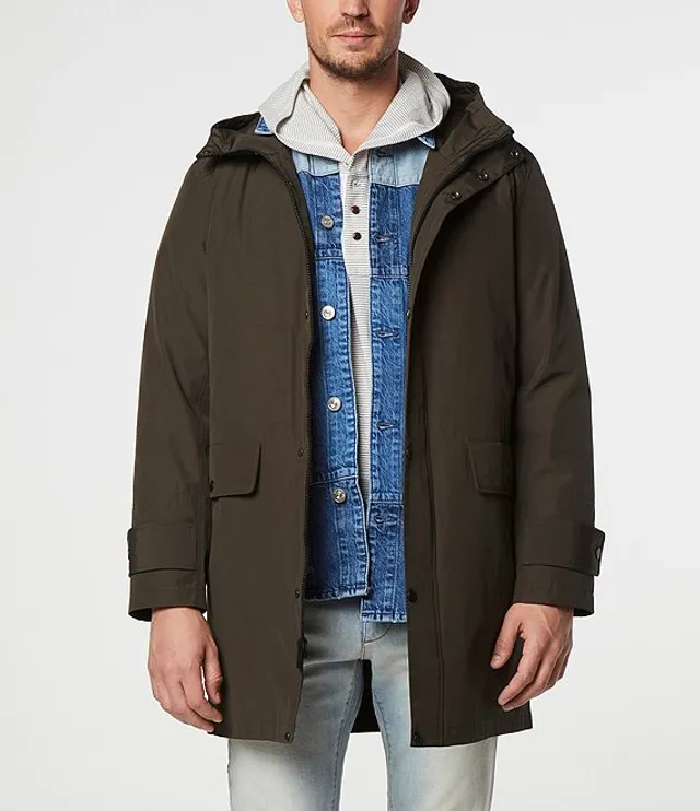 Marc new york men's best sale crinkle down hooded parka