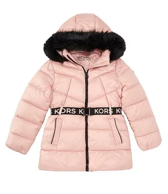 Michael kors big clearance girl hooded jacket