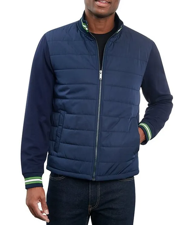 Michael kors mixed media on sale quilted jacket