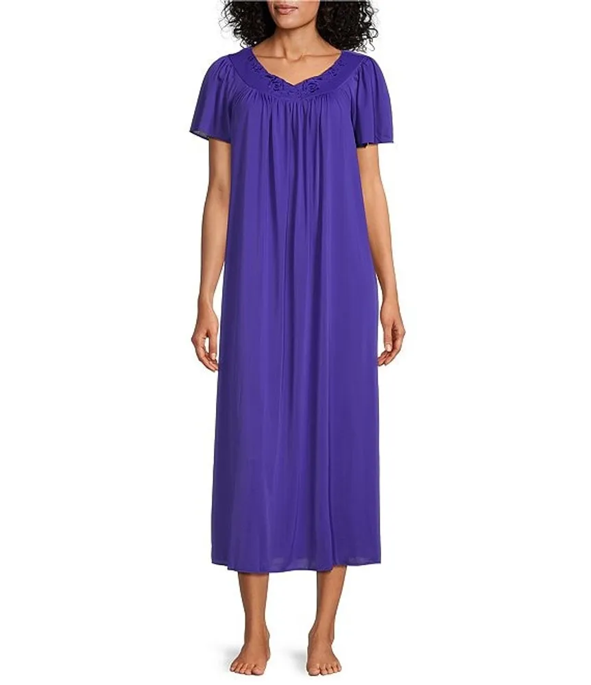 Long sleeve hot sale tricot nightgown