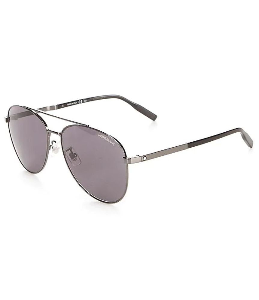 Montblanc Men's Aviator Alternate Fit Sunglasses Alexandria Mall