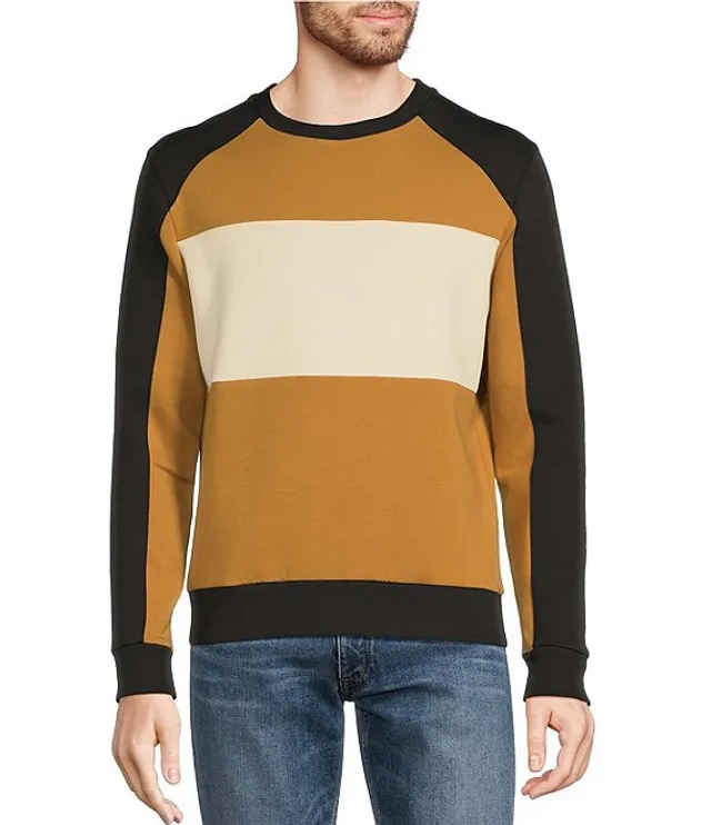 Murano Liquid Luxury Slim Fit Pieced Color Block Long Sleeve