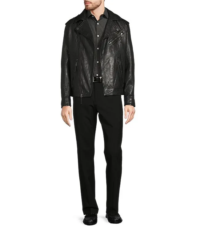 Mens leather clearance jackets dillards