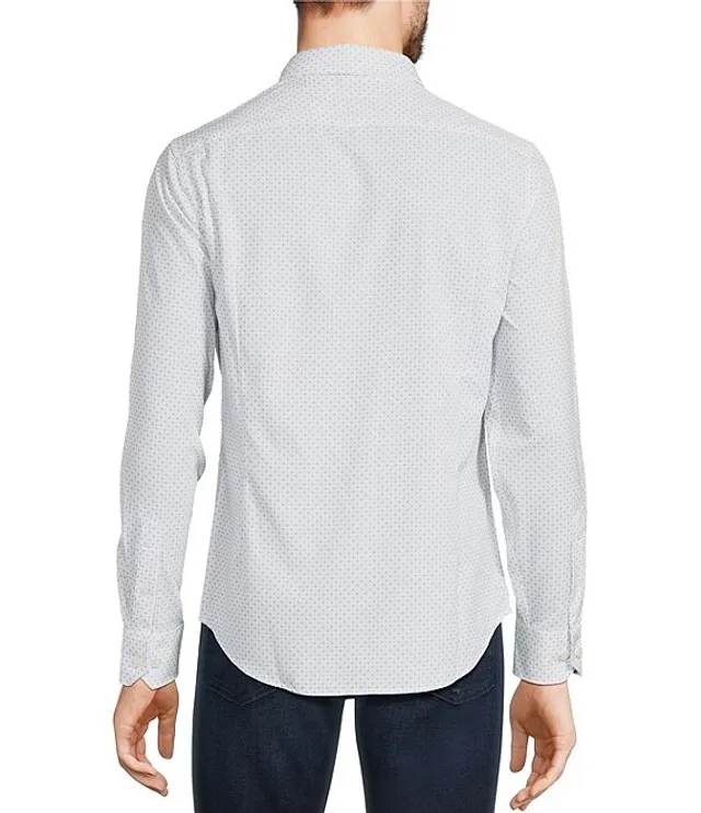 Murano slim fit shop performance dress shirt